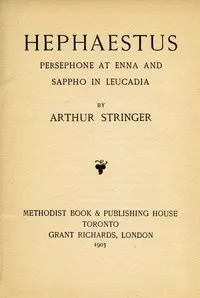 Hephaestus, Persephone at Enna, and Sappho in Leucadia