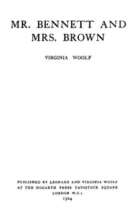 Mr. Bennett and Mrs. Brown