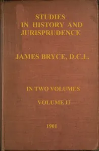 Studies in history and jurisprudence, volume 2 (of 2)