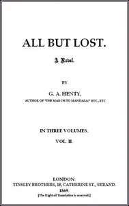 All But Lost: A Novel. Vol. 2 of 3