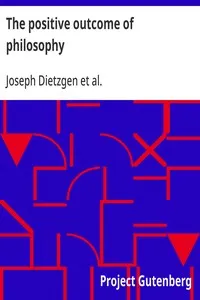 The positive outcome of philosophy
