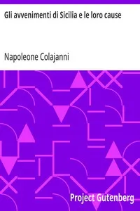 Gli avvenimenti di Sicilia e le loro cause