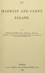 On harelip and cleft palate