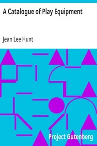 A Catalogue of Play Equipment