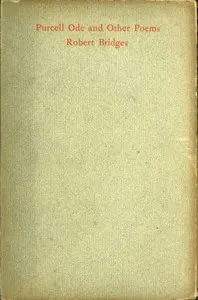 Purcell Ode, and Other Poems