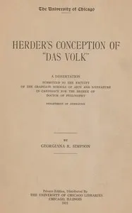 Herder's conception of "das Volk"