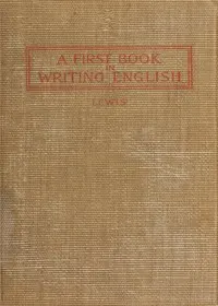 A First Book in Writing English