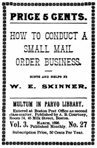 How to conduct a small mail order business