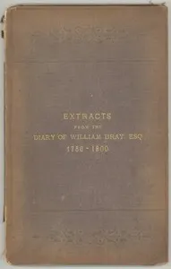 Extracts from the Diary of William Bray