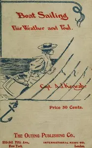 Boat sailing in fair weather and foul