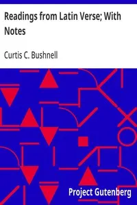 Readings from Latin Verse; With Notes