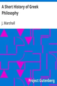 A Short History of Greek Philosophy
