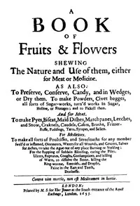 A Book of Fruits and Flowers