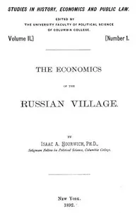 The Economics of the Russian Village