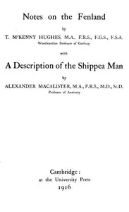 Notes on the Fenland; with A Description of the Shippea Man