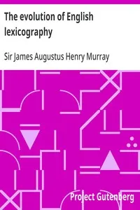 The evolution of English lexicography