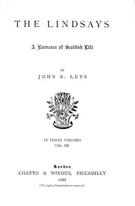 The Lindsays: A romance of Scottish life, Volume 3 (of 3)