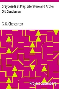 Greybeards at Play: Literature and Art for Old Gentlemen