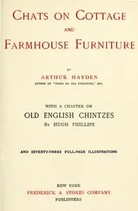 Chats on Cottage and Farmhouse Furniture