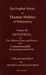 The English works of Thomas Hobbes of Malmesbury, Volume 03 (of 11)