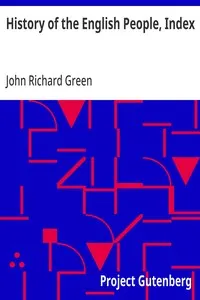 History of the English People, Index