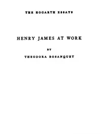 Henry James at Work