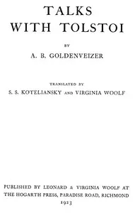 Talks with Tolstoi