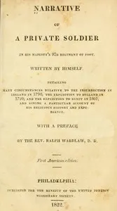 Narrative of a Private Soldier in His Majesty's 92d Regiment of Foot