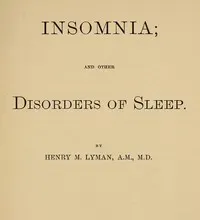 Insomnia; and Other Disorders of Sleep