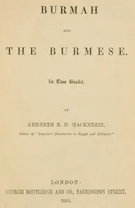 Burmah and the Burmese
