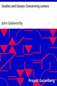 Studies and Essays: Concerning Letters