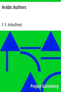 Arabic Authors: A Manual of Arabian History and Literature