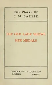 The old lady shows her medals