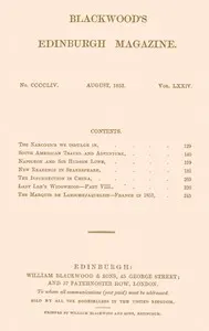 Blackwood's Edinburgh Magazine, Vol. 74, No. 454, August, 1853