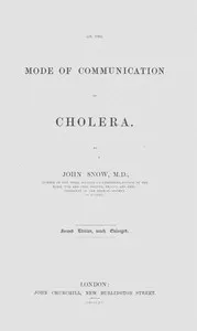 On the mode of communication of cholera