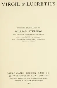 Virgil & Lucretius: Passages translated by William Stebbing