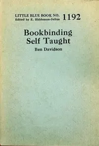 Bookbinding self taught