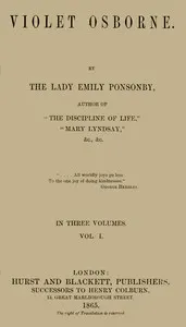 Violet Osborne, Volume 1 (of 3)