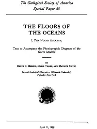 The Floors of the Ocean: 1. The North Atlantic: Text to accompany the physiographic diagram of the North Atlantic
