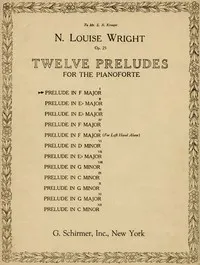 Twelve Preludes for the Pianoforte Op. 25: I. Prelude in F Major