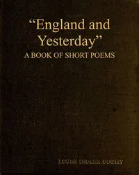 "England and Yesterday": A Book of Short Poems