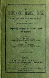 The Economical Jewish Cook: A Modern Orthodox Recipe Book for Young Housekeepers