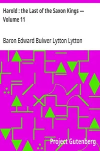 Harold: the Last of the Saxon Kings — Volume 11
