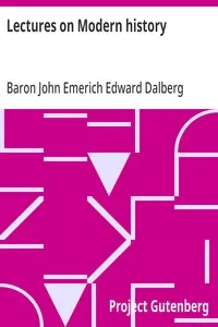 Lectures on Modern history