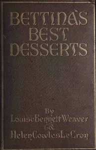 Bettina's best desserts