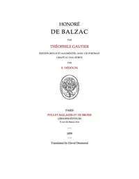 Honoré de Balzac