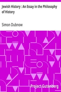 Jewish History: An Essay in the Philosophy of History