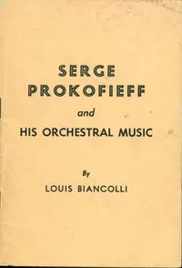 Serge Prokofieff and his orchestral music