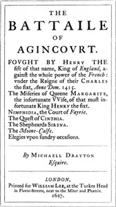 The Battaile of Agincourt