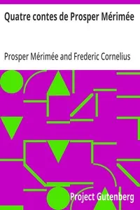 Quatre contes de Prosper Mérimée